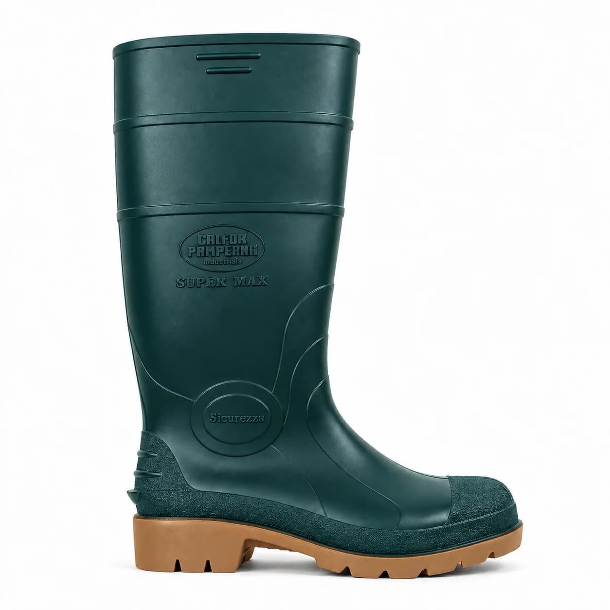 Imagen - BOTA CALFOR PAMPEANA SUPER MAX HIDROCARBURO VERDE C/PUNT Y PLANTILLA LHPP