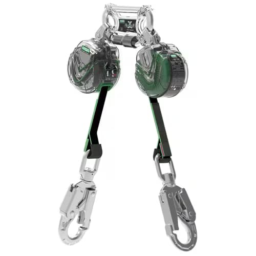 Imagen - RETRACTIL MSA MINI 1,8  MTS Doble GANCHO 50mm de Acero 63111-00Y giratorio