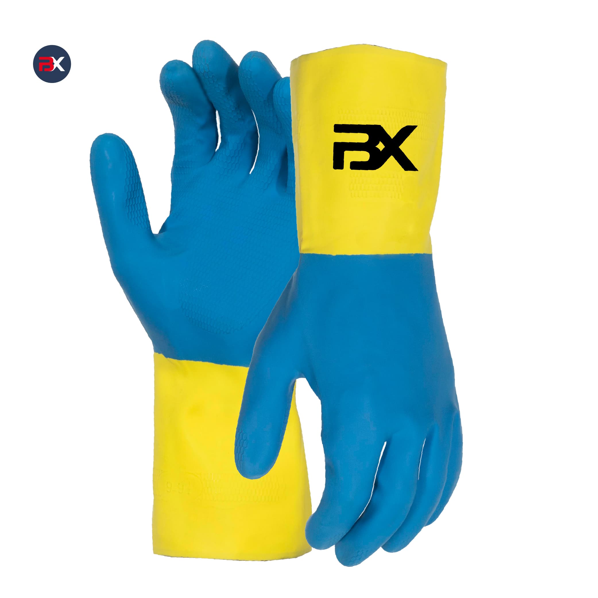 Imagen - GUANTE BILVEX LATEX NEOPRENE BICOLOR DUAL CHEM